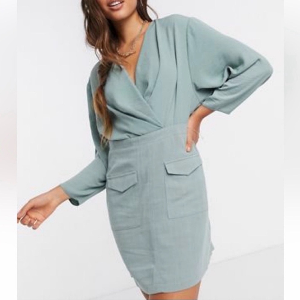 ASOS Light Sage Green dress
